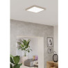 Plafonnier Fueva 6 LED CCT DL 290x290mm nickel - Sanifer