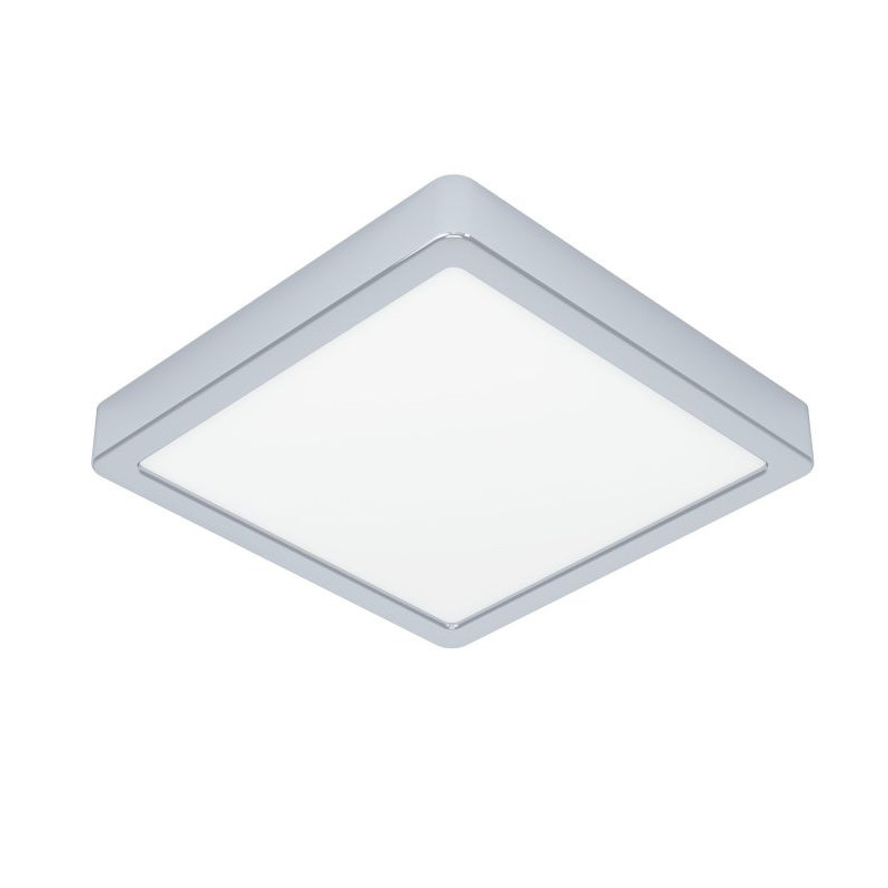 Plafonnier Fueva 6 LED CCT DL 220x220mm chrome - Sanifer