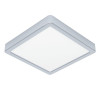 Plafonnier Fueva 6 LED CCT DL 220x220mm chrome - Sanifer