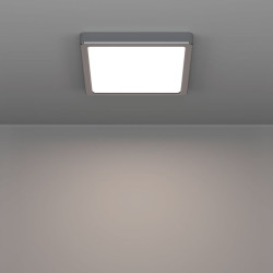 Plafonnier Fueva 6 LED CCT DL 220x220mm chrome - Sanifer