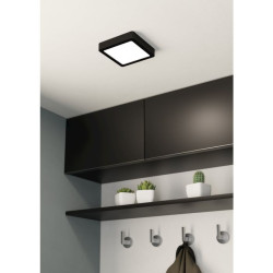 Plafonnier Fueva 5 LED CL 160x160mm black 4000K- Sanifer