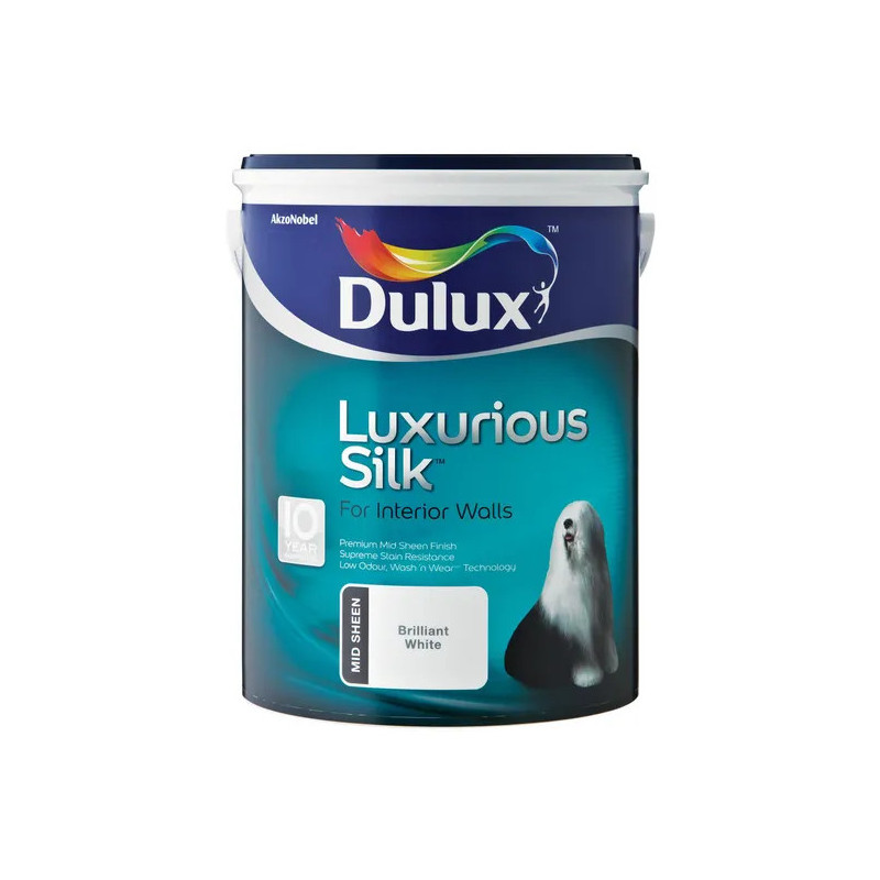 Peinture Luxurious Silk intérieur blanc satin 5 L TBL- Sanifer