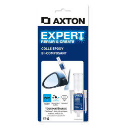 Colle de reparation epoxy bi-composant axton expert seringue 26g|Sanifer