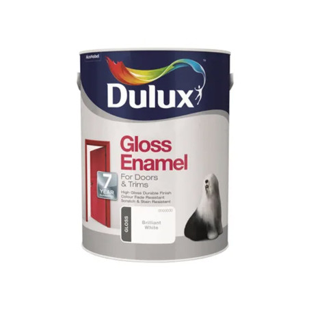 Peinture Gloss Enamel brillant noir intérieur/extérieur 5 L - Sanifer