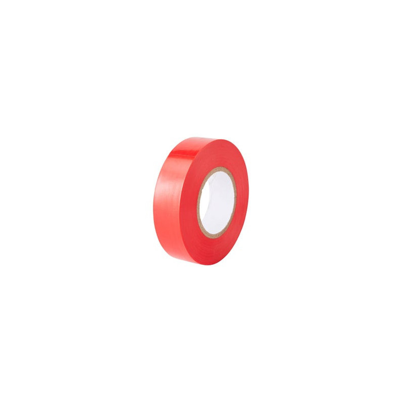 Ruban adhésif, L.20 m x l.19 mm rouge - Sanifer