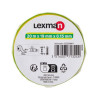 Ruban adhésif  L.20 m x l.19 mm jaune / vert - Sanifer