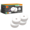Lot de 4 recharges galet percé pour absorbeur d'humidité Lavande 450 g 20 m² - Sanifer