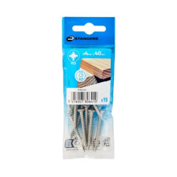 Vis agglomérés TFPZ inox A2 4x40mm S15 - Sanifer