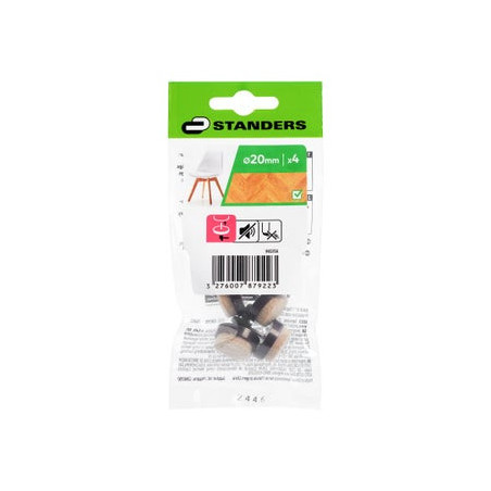 Patin feutre à clouer D19 mm (lot de 4) - Sanifer