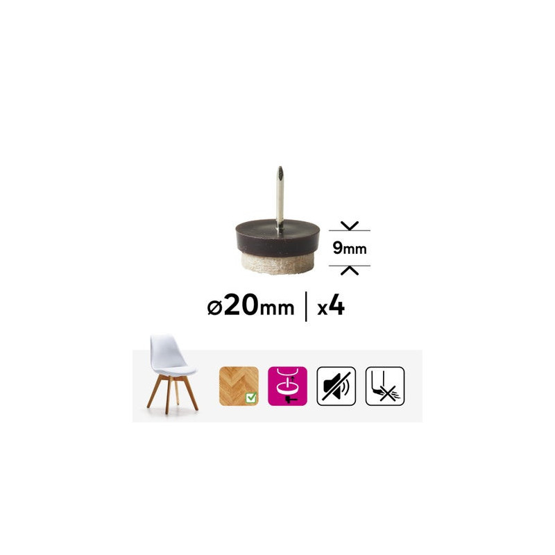 Lot de 10 patins de ponçage souples 150 mm 9 trous diamètre 150 mm