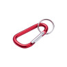 Mousqueton aluminium rouge 6 mm 12 kg - Sanifer