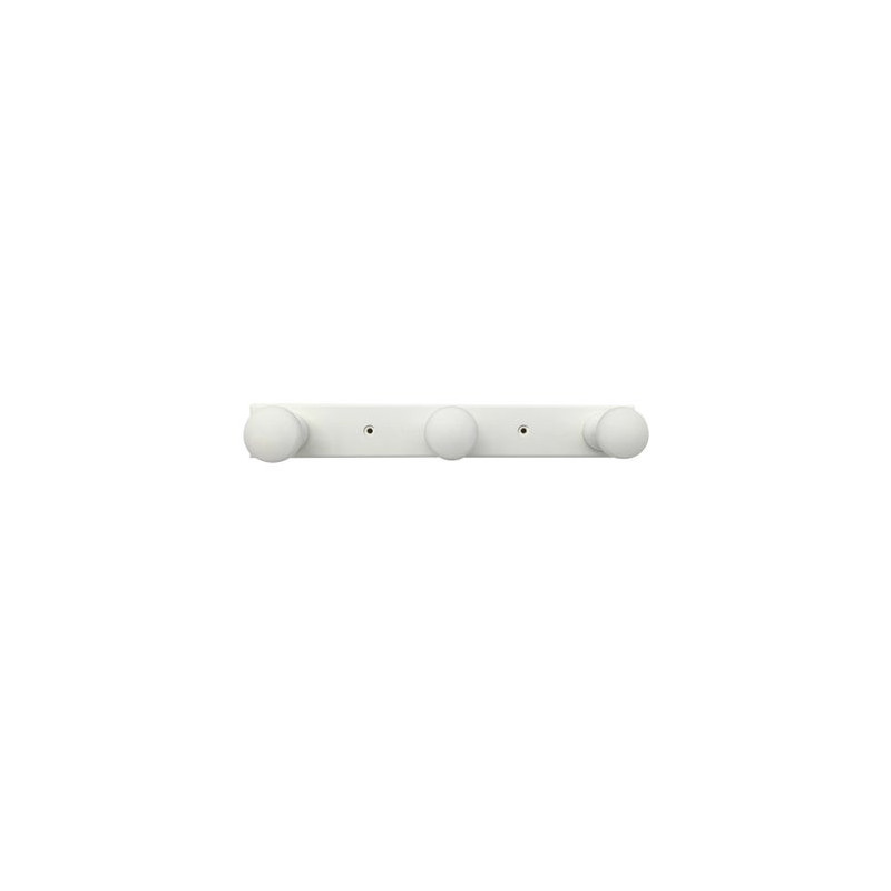Porte-manteau Olga 3 crochets blanc - Sanifer