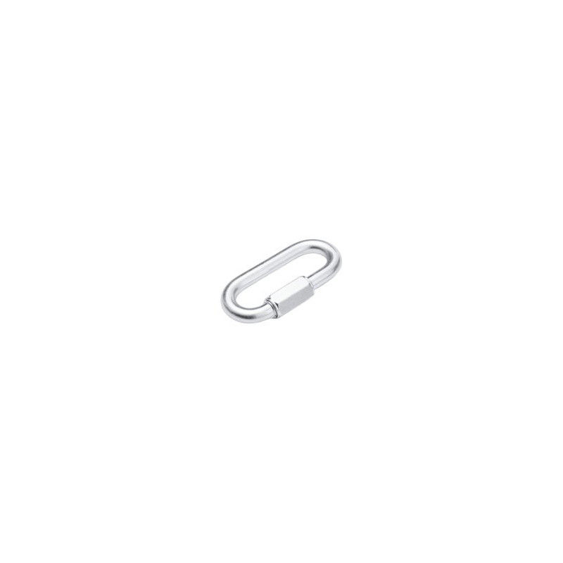 Maillon rapide acier zingué 10x90 mm 550 kg - Sanifer