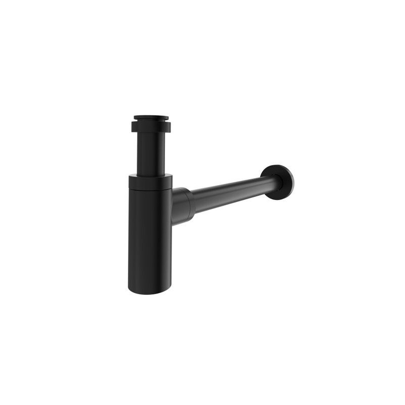 Siphon découpable Ø 32mm noir - Sanifer