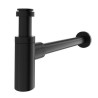 Siphon découpable Ø 32mm noir - Sanifer