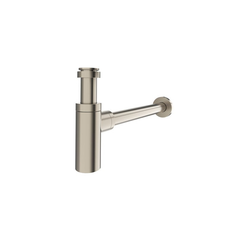Siphon découpable Ø 32mm chromé brossé - Sanifer