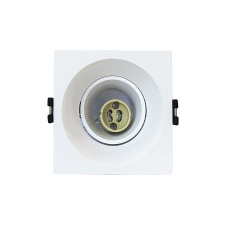 Spot carré blanc 93x93 mm GU10 220 V - Sanifer
