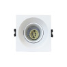 Spot carré blanc 93x93 mm GU10 220 V - Sanifer
