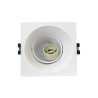 Spot carré blanc 93x93 mm GU10 220 V - Sanifer