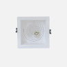Spot carré blanc 133x133 mm GU10 220 V - Sanifer