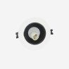 Spot rond blanc/noir Ø 113 mm GU10 220 V - Sanifer