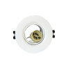 Spot rond blanc Ø 90 mm GU10 220 V - Sanifer