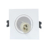 Spot carré blanc 93x93 mm GU10 220 V - Sanifer