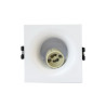 Spot carré blanc Ø 86 mm GU10 220 V - Sanifer