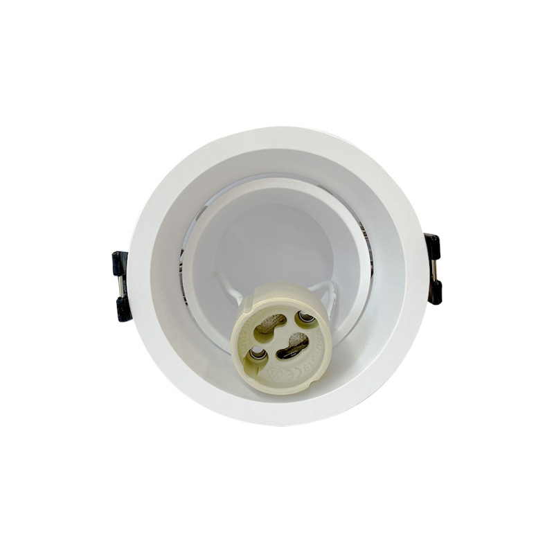 Spot rond blanc Ø 82 mm GU10 220 V - Sanifer