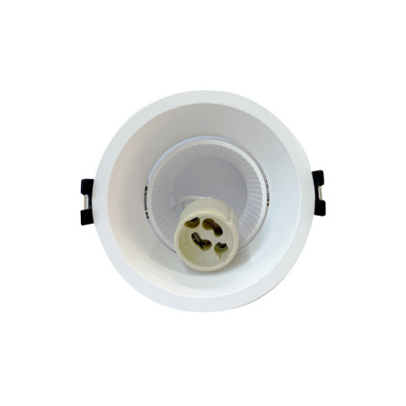 Spot rond blanc Ø 93 mm GU10 220 V - Sanifer