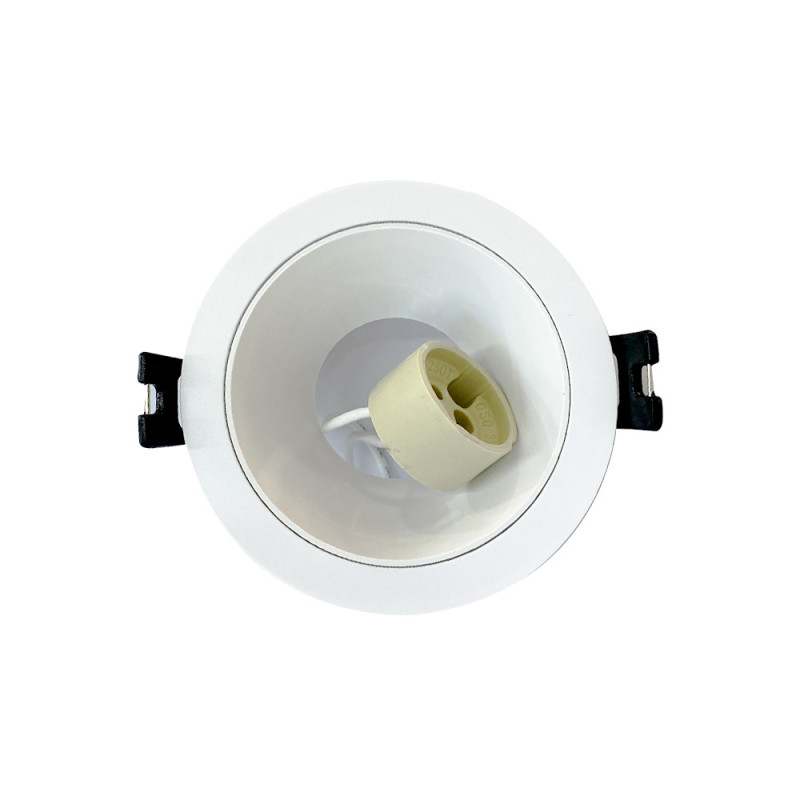 Spot rond blanc Ø 88 mm GU10 220 V - Sanifer