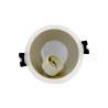 Spot rond blanc/doré Ø 85 mm GU10 220 V - Sanifer
