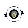 Spot blanc/noir Ø 97 mm GU10 220 V - Sanifer