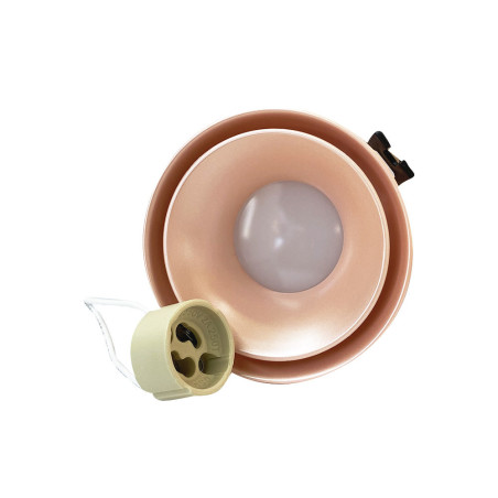 Spot rond rose Ø 87 mm GU10 220 V - Sanifer