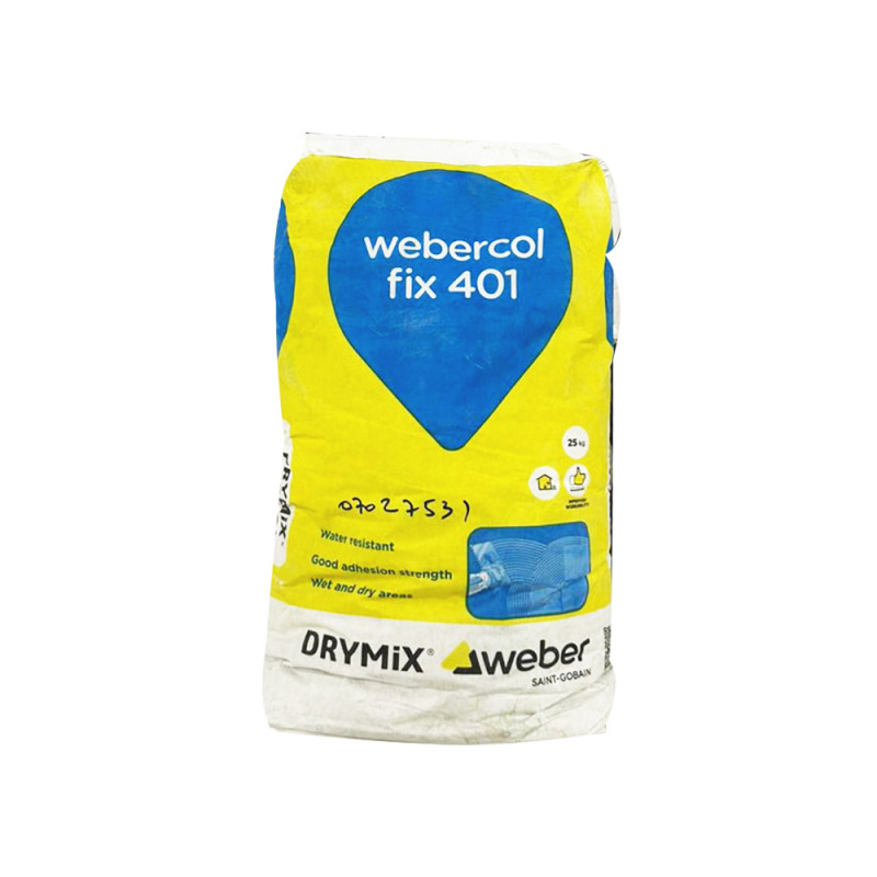Ciment colle 25kg blanc DRY FIX TBL | Sanifer