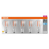 Ampoule LED Standard E27 60W Clair Froid (Lot de 5) - Sanifer