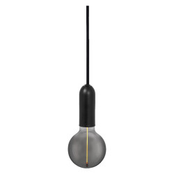 Suspension Pendule Rond Noir E27 - Sanifer