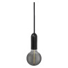 Suspension Pendule Rond Noir E27 - Sanifer