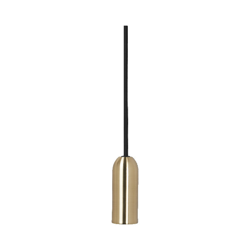 Suspension pendule rond Doré E27 - Sanifer