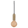 Suspension pendule rond Doré E27 - Sanifer