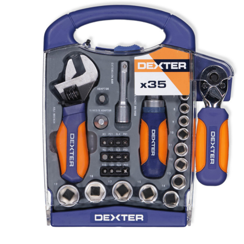 Set de Vissage 35 Pièces Dexter - Sanifer