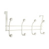 Porte manteau elio 4 Crochets blanc - Sanifer