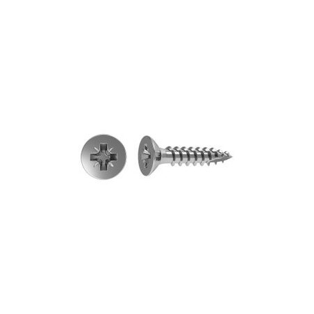 Vis à Aggloméré Tête Fraisée Zinguée Inox A2 3.0x20 mm - Sanifer