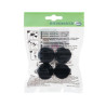 Embout enveloppant plastique noir diamètre 25 mm - Sanifer
