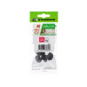 Patin plastique a clouer diamètre 19 mm 4 pièces - Sanifer