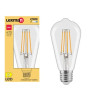 Ampoule LED Edison verre e27 3,4w 470lm claire 2700k  - Sanifer