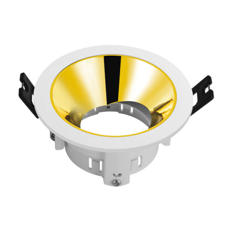 Spot rond blanc et argent D88 GU10 220V - Sanifer
