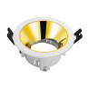 Spot rond blanc et argent D88 GU10 220V - Sanifer