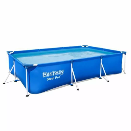 Piscine hors sol 300x201x66cm STEEL PRO avec filtre à cartouche - Sanifer