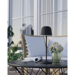 Lampe de table 11x34cm extérieure MANNERA noir - Sanifer